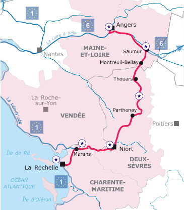 Carte de la Vélo Francette